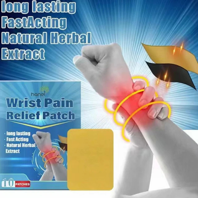 PARCHE DOLOR MUÑECA TUNEL CARPIANO X10